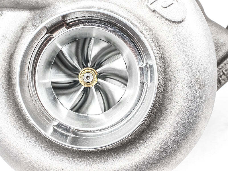 Forced Performance — Forced Performance Mitsubishi Evo 9 Green FP54 Turbo Journal Bearing MHI Turbine Hsg w/18PSI WG