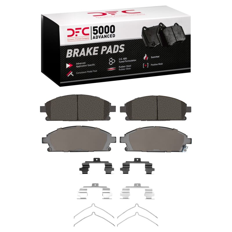 DFC — DFC 02-17 Acura MDX Front 5000 Advanced Ceramic Brake Pads and Hardware Kit
DFC Brake Pad Set