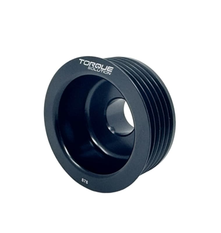 Torque Solution — Torque Solution Lightweight Alternator Pulley (Black): Subaru EJ WRX 06-14 / STI 07-21