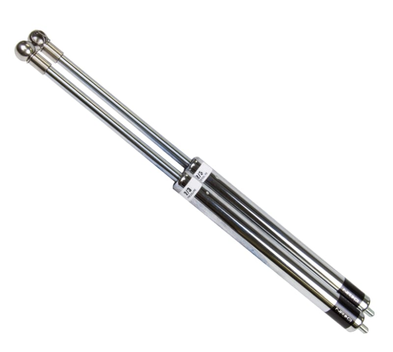 NRG — NRG Hood Damper Kit (Polished) - 03-07 Honda Fit (Half Pressure Shocks for CF Hood)