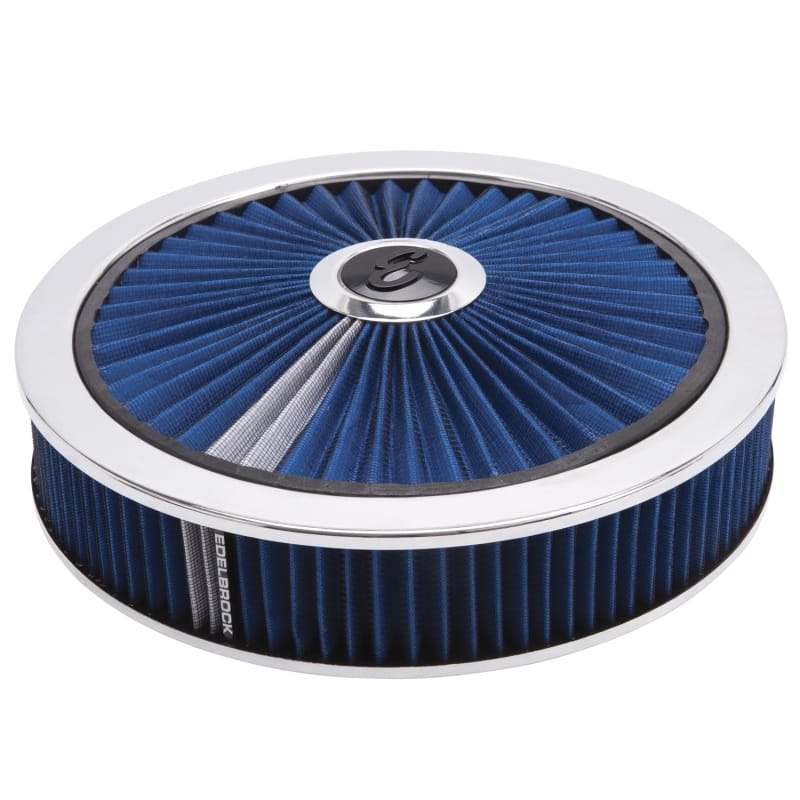 Edelbrock — Edelbrock Air Cleaner Pro-Flo High-Flow Series Round Filtered Top 14In Dia X 3 125In
AIR INDUCTION