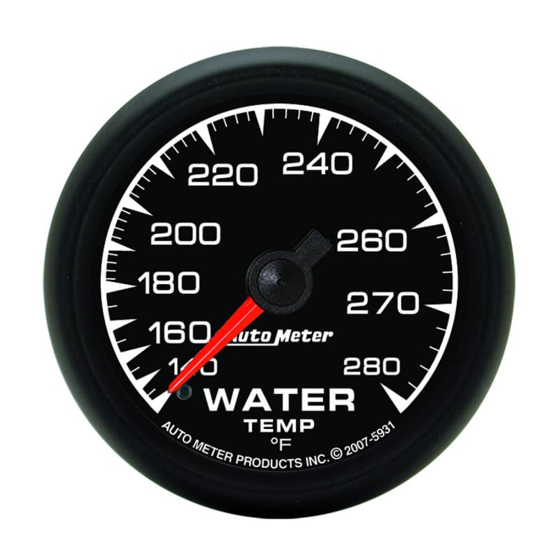AutoMeter — Autometer ES 52mm 140-280 Deg F Mechanical Water Temperature Gauge
GA 2" WTMP 280F M ES