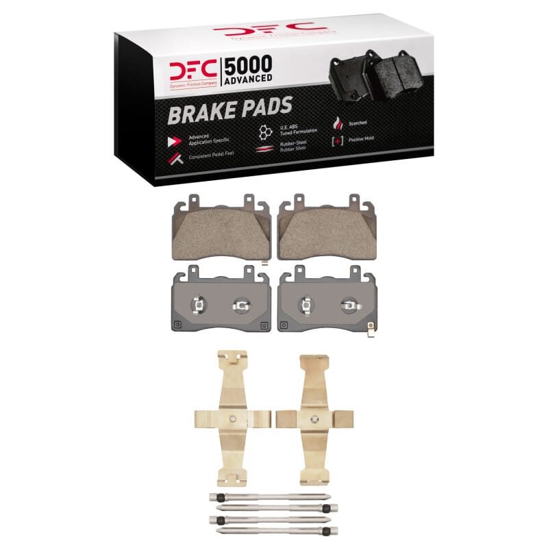 DFC — DFC 23-25 Alfa Romeo TONALE Front 5000 Advanced Ceramic Brake Pads and Hardware Kit
DFC Brake Pad Set