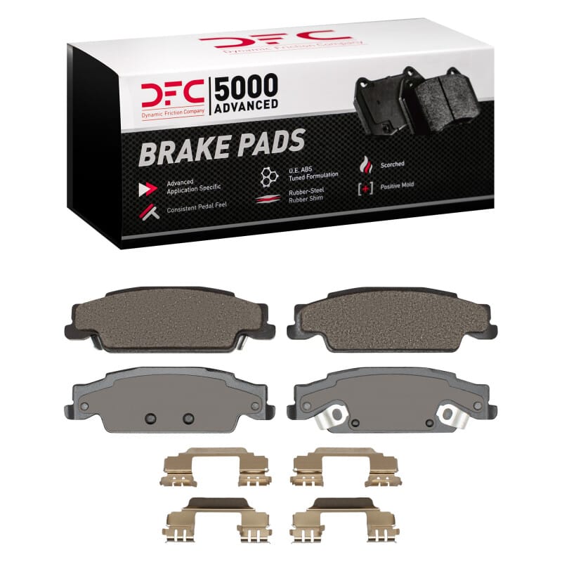 DFC — DFC 03-11 Cadillac STS Rear 5000 Advanced Ceramic Brake Pads and Hardware Kit
DFC Brake Pad Set