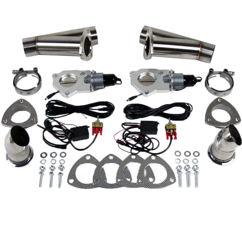 Granatelli Motor Sports — Granatelli 2.5in Stainless Steel Electronic Dual Exhaust Cutout
Exhaust Cut-Out