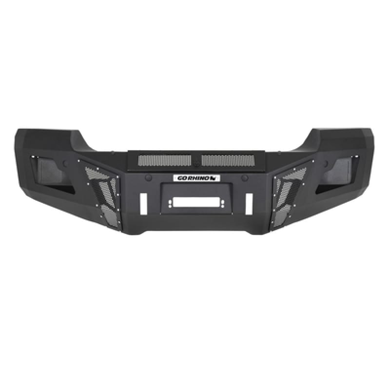 Go Rhino — Go Rhino 15-19 GMC Sierra 2500HD/3500HD BR11 Front Bumper Replacement - Tex. Black
BR Bumper BR11 Front
