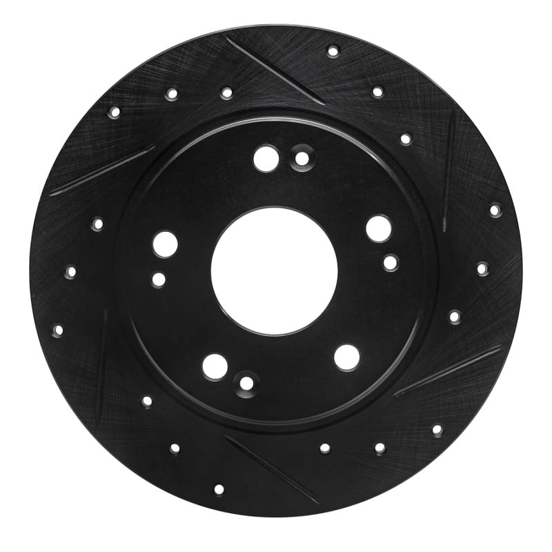 R1 Concepts — R1 11-15 Honda CR-Z Rear Right Drilled & Slotted Black Brake Rotor
R1 Brake Rotor Drill