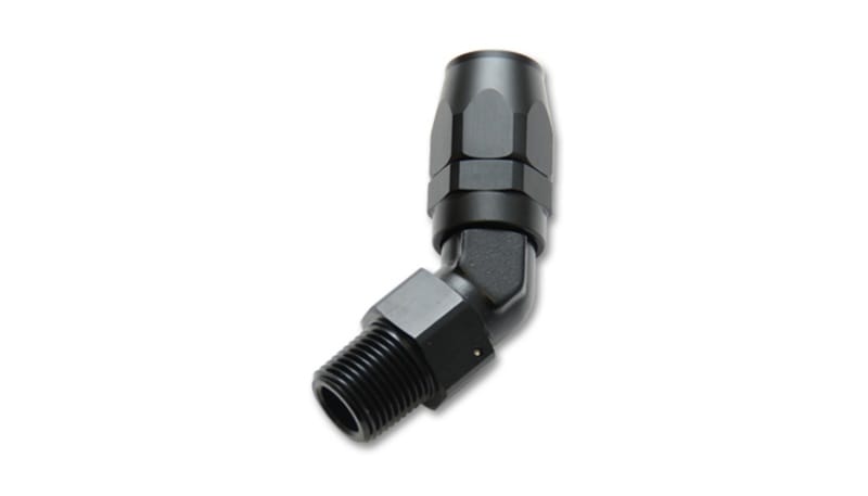 Vibrant — Vibrant -8AN Male NPT 45Degree Hose End Fitting - 1/4 NPT
8AN-1/4ML45DegHosEnd
-8AN-1/4"NPT45DegFtg
AN Fitting
