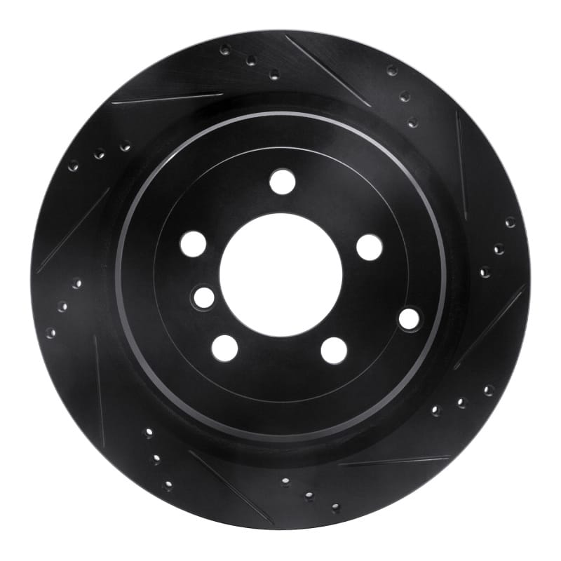 R1 Concepts — R1 06-12 Land Rover Range Rover Rear Right Drilled & Slotted Black Brake Rotor
R1 Brake Rotor Drill