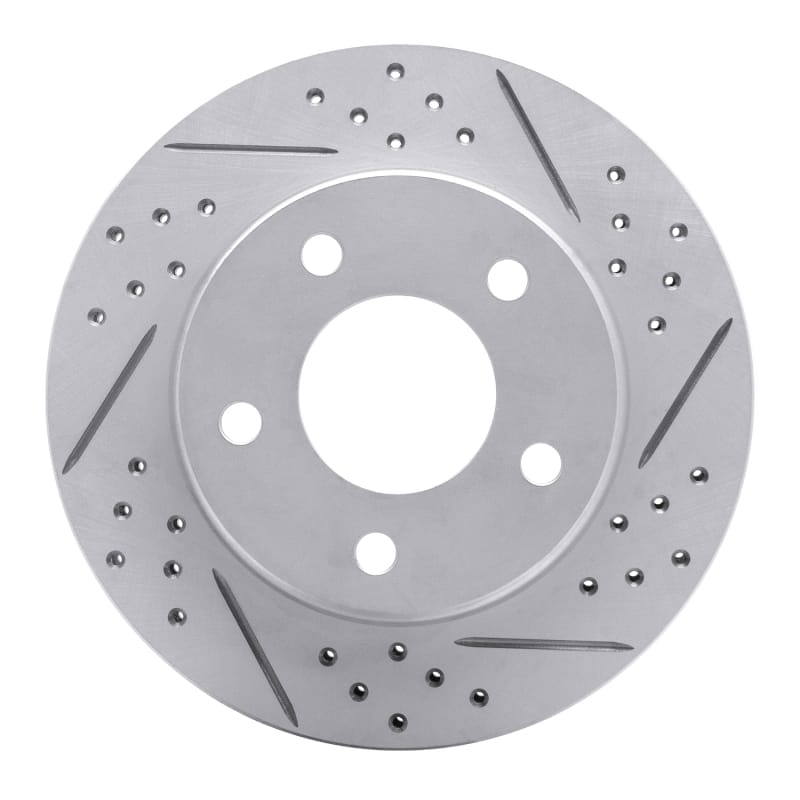 R1 Concepts — R1 83-96 Buick Riviera Front Right Drilled & Slotted Geo-Carbon Rotor