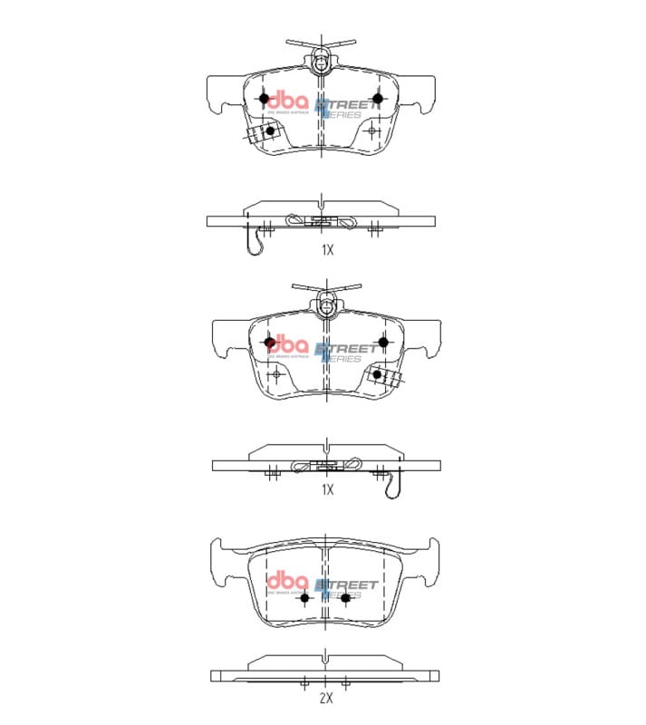 DBA — DBA 2019+ Honda Accord 2.0L Hybrid Street Series Rear Brake Pads
Brake Pad