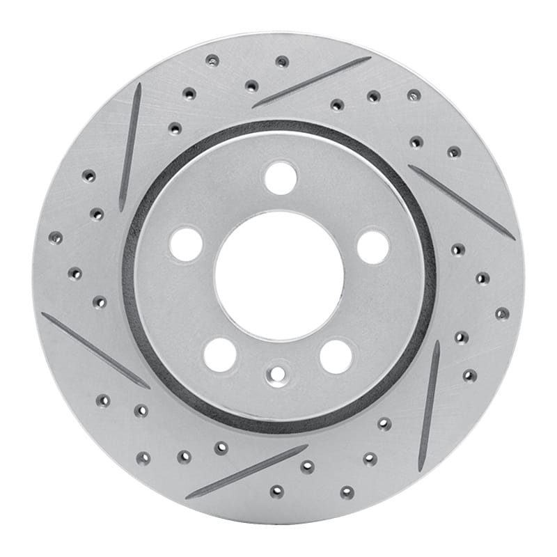 R1 Concepts — R1 00-06 Audi Tt Quattro Rear Left Drilled & Slotted Geo-Carbon Rotor