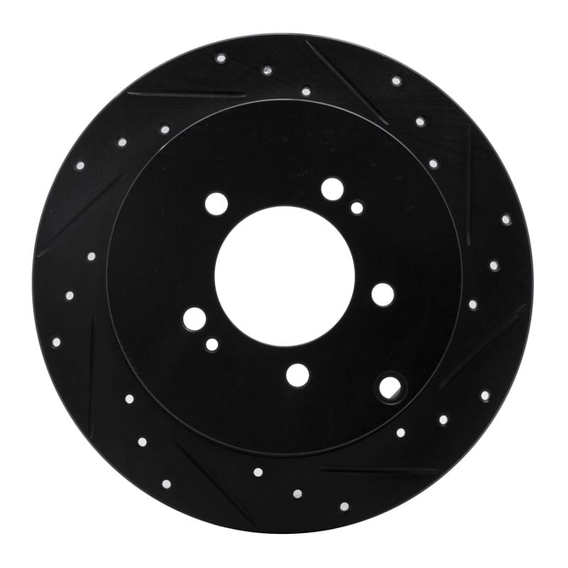 R1 Concepts — R1 07-15 Mitsubishi Lancer Rear Right Drilled & Slotted Black Brake Rotor
R1 Brake Rotor Drill