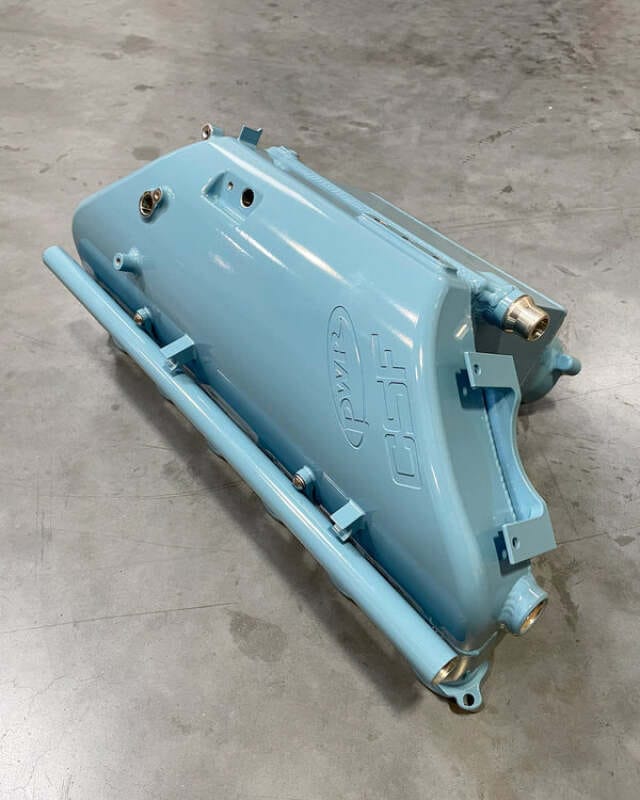 CSF — CSF BMW M2/M3/M4 S58 (G8X) Charge-Air Cooler Manifold - Snow Blue