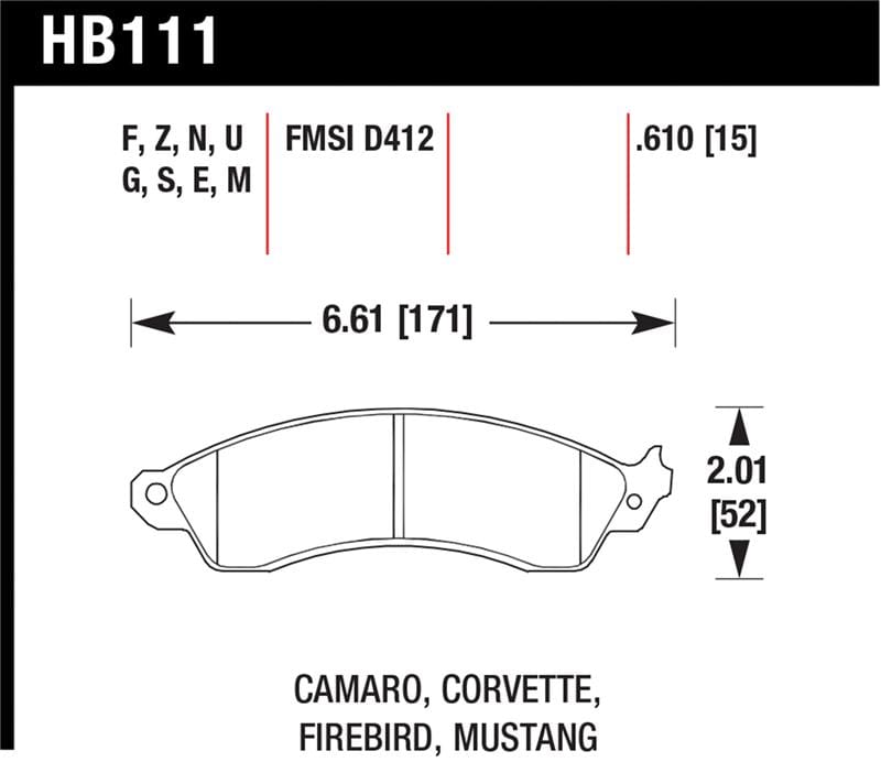 Hawk Performance — DTC-60 Disc Brake Pad