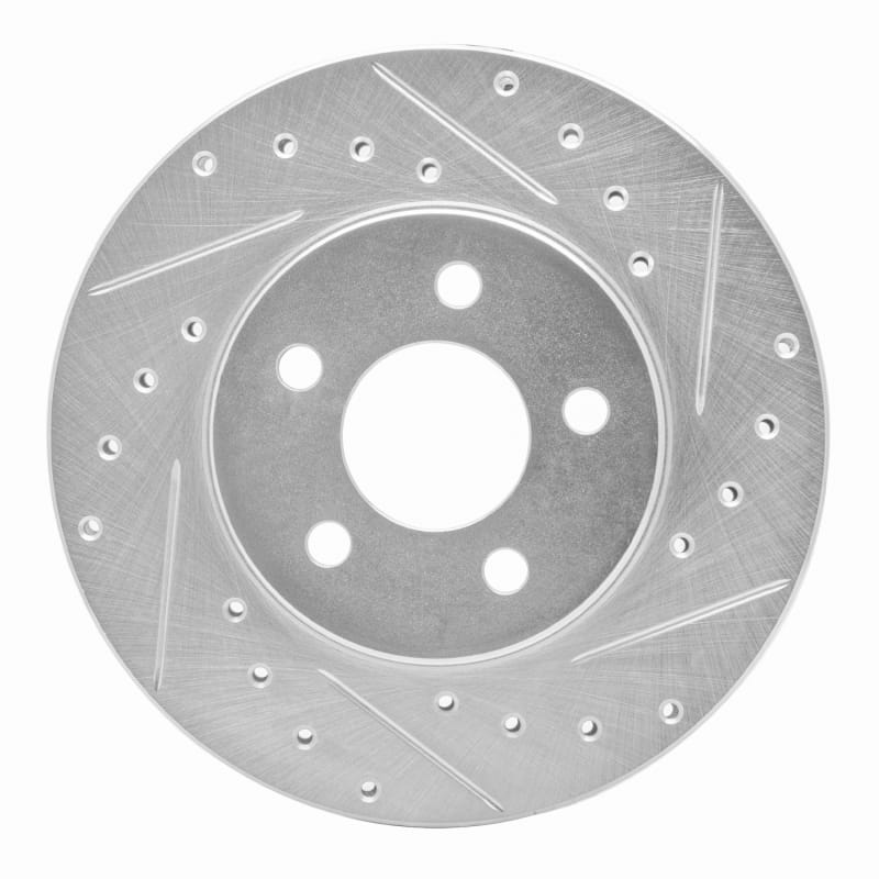 R1 Concepts — R1 84-95 Chrysler New Yorker Front Right Drilled & Slotted Silver Brake Rotor
R1 Brake Rotor Drill