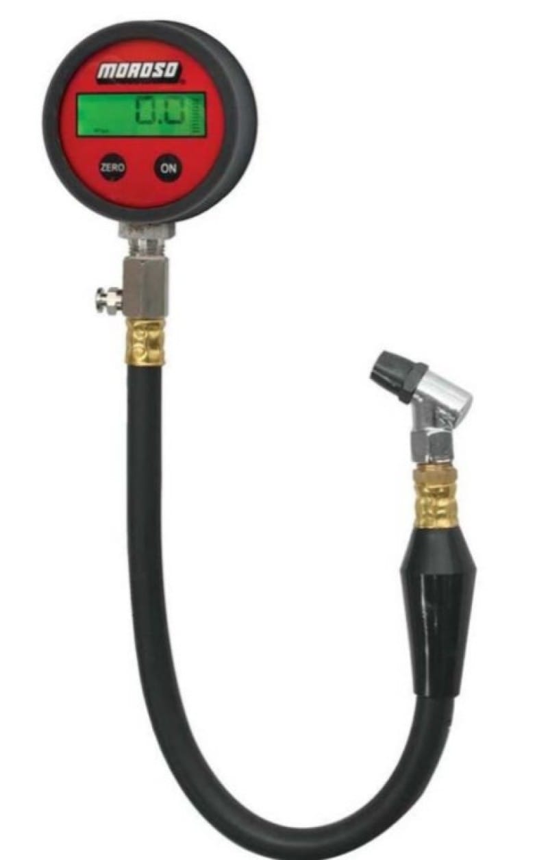 Moroso — Moroso Tire Pressure Gauge 0-15psi - Digital Backlit