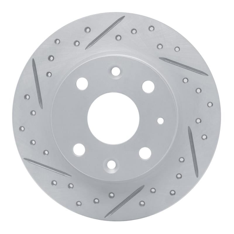 R1 Concepts — R1 90-93 Mazda Miata Rear Left Drilled & Slotted Geo-Carbon Rotor