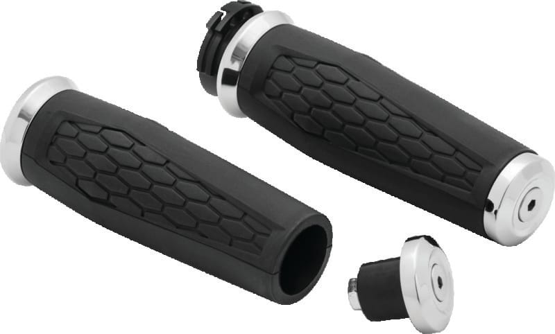 Kuryakyn — Kuryakyn Hex Grips Dual Cable Chrome