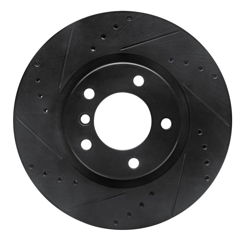 R1 Concepts — R1 95-02 BMW M3 Right Front Drilled & Slotted Black Brake Rotor
R1 Brake Rotor Drill
