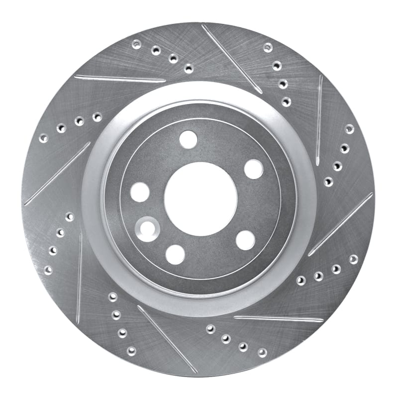 R1 Concepts — R1 17-20 Jaguar XE Rear Right Drilled & Slotted Silver Brake Rotor
R1 Brake Rotor Drill