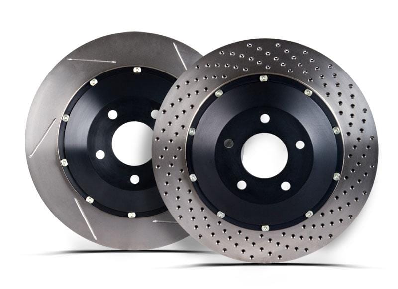 Stoptech — StopTech Ford S197 Mustang Replacement Right Slotted 355x32mm AeroRotor