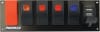 Moroso — Moroso Rocker Switch Panel - Flat Surface Mount - LED w/USB - 2.488in x 7.85in -Five On/Off Switches
