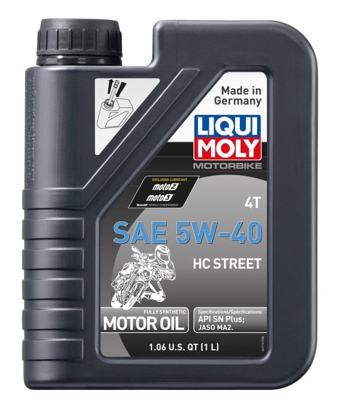 LIQUI MOLY — LIQUI MOLY 1L Motorbike 4T SAE 5W40 HC Street