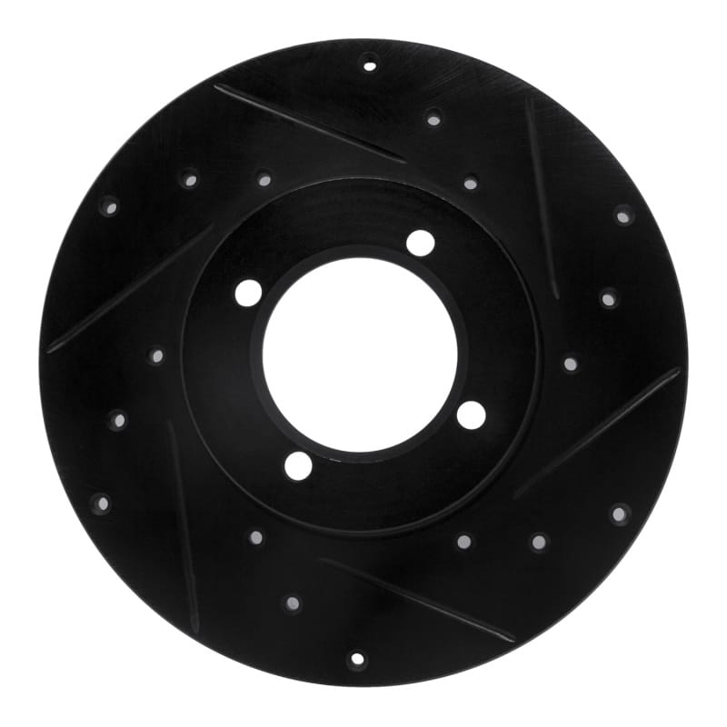 R1 Concepts — R1 80-83 Nissan 200SX Front Right Drilled & Slotted Black Brake Rotor
R1 Brake Rotor Drill