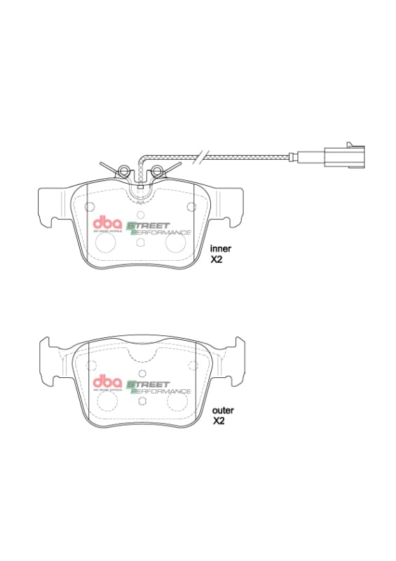 DBA — DBA 17-19 Alfa Romeo Giulia (Excl Quadrifoglio) SP Performance Rear Brake Pads
Brake Pad