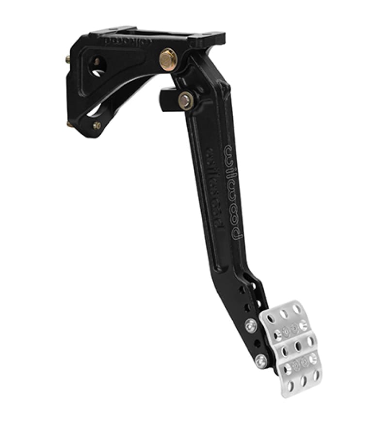 Wilwood — Wilwood Adjustable Single Clutch Pedal - Swing Mount - 6.25-7:1