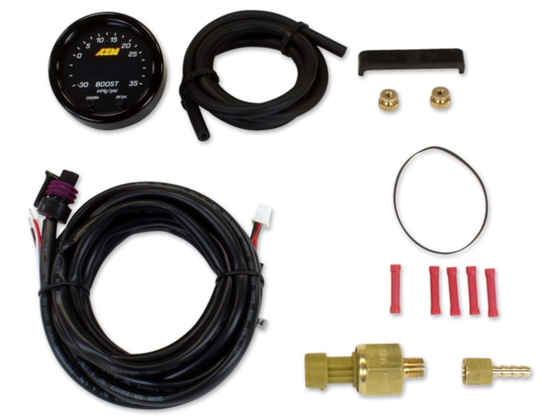 AEM — AEM X-Series Boost Pressure -30inHg 60psi Gauge Kit
X-Series Gauge
X-Series Boost
