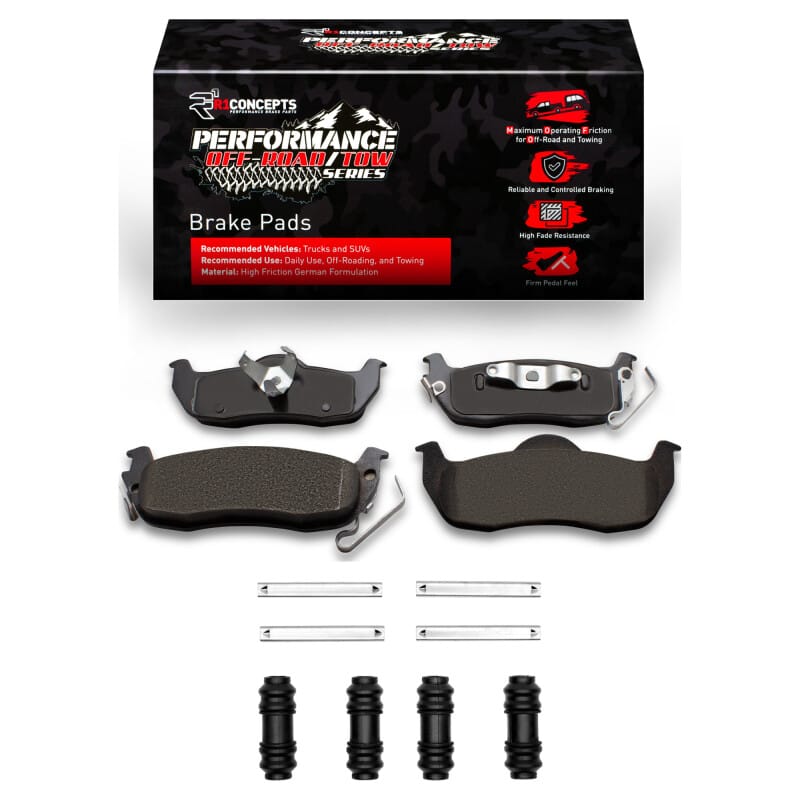 R1 Concepts — R1 2004-2015 Infiniti QX56 Rear Performance Off-Road/Tow Brake Pads & Hardware Kit
R1 Performance Off-R