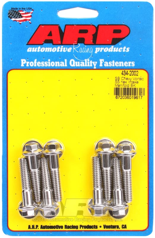 ARP — ARP SB Chevy Vortec SS Hex Intake Manifold Bolt Kit