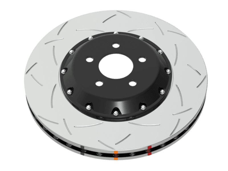 DBA — DBA 99-04 Audi A6 Quattro 4.2L Front 5000 Series 2-Piece Slotted Rotor w/Black Hat