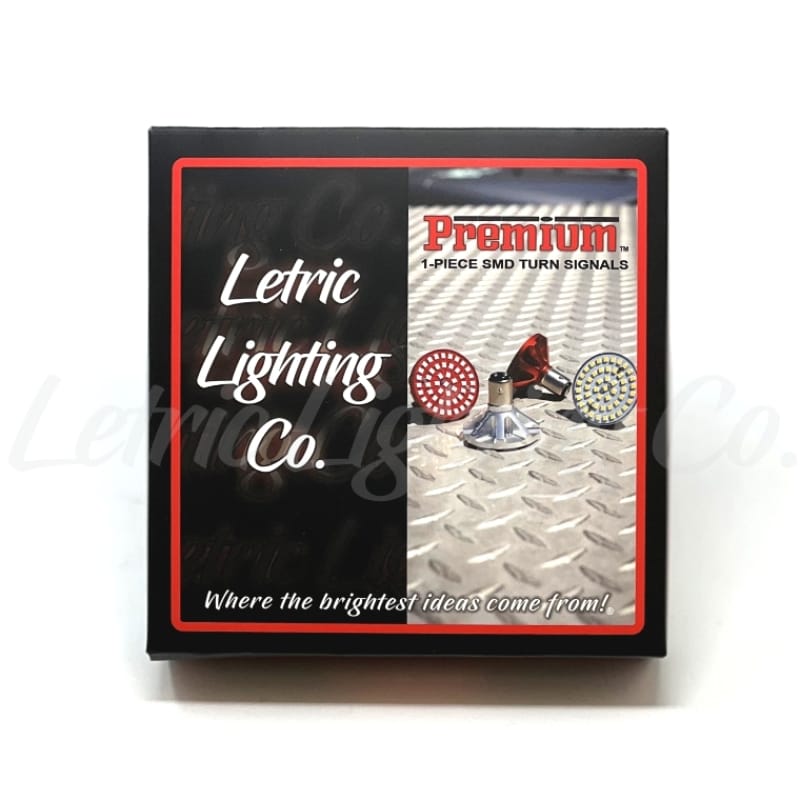 Letric Lighting — Letric Lighting Premium Front Rear Turn Signal Combot Kit - White/ Amber & Red/Red