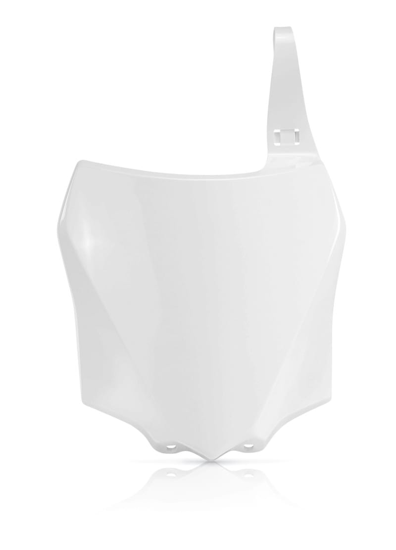 Acerbis — Acerbis 14-25 Kawasaki KX85/14-21 KX100/ 22-25 KX112 Front Number Plate - White