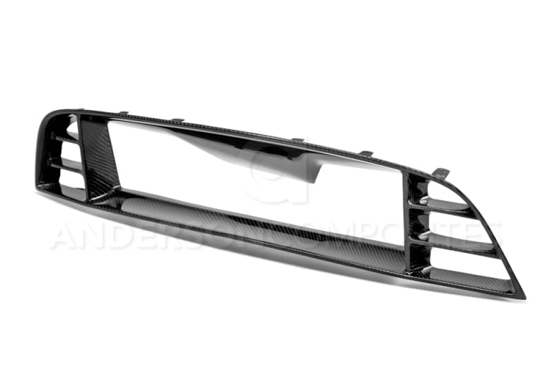 Anderson Composites — Anderson Composites 10-14 Ford Mustang/Shelby GT500 Front Upper Grille (w/o Spot for Cobra Emblem)