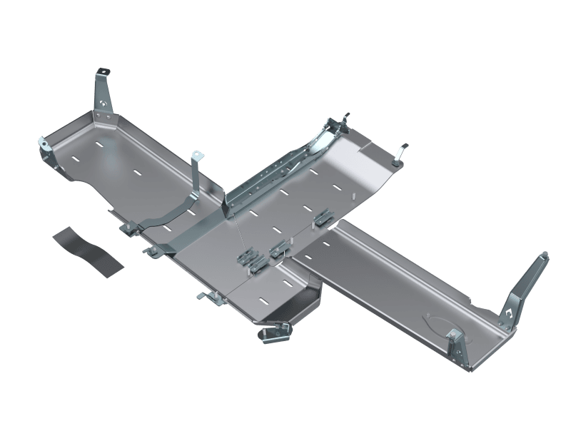 Artec Industries — Artec Industries 18-25 Jeep Wrangler JL Sahara Jl Full Bellypan w/ Oil Door - 2 Door 2.0L Alum