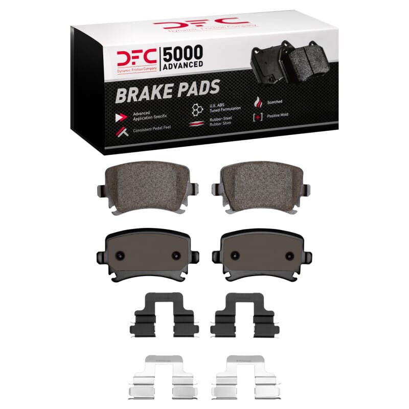 DFC — DFC 05-11 Audi TT Rear 5000 Advanced Low Metallic Brake Pads and Hardware Kit
DFC Brake Pad Set