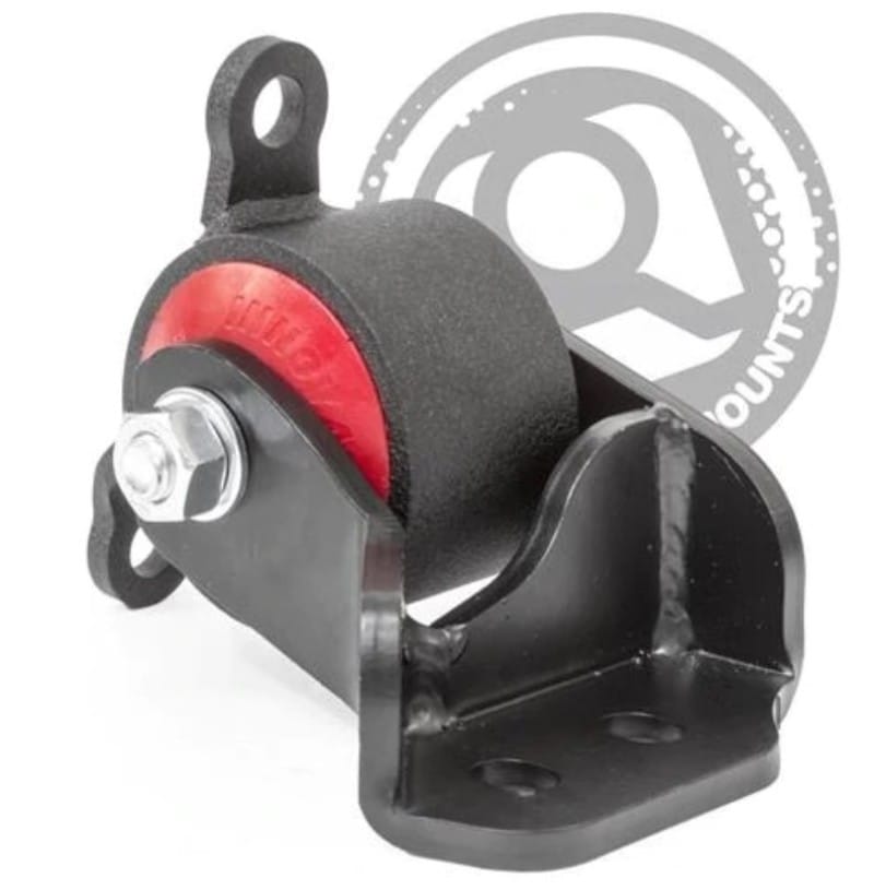 Innovative Mounts — Innovative 88-91 Civic / CRX D-Series Black Steel 85A Bushing Front Mount for D-Series Cable Trans