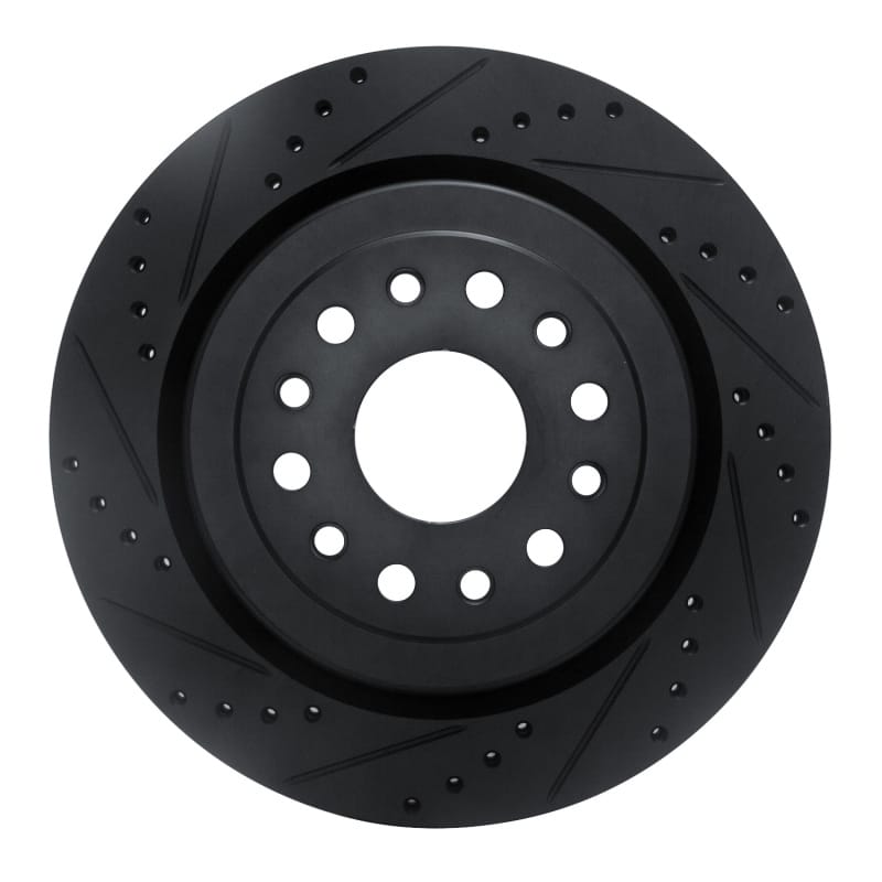 R1 Concepts — R1 19-25 Ram 1500 Rear Left Drilled & Slotted Black Brake Rotor
R1 Brake Rotor Drill