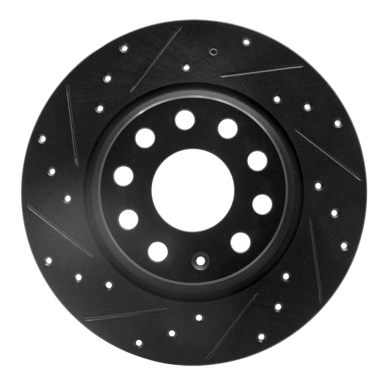 R1 Concepts — R1 05-18 Audi A3 Quattro Rear Left Drilled & Slotted Black Brake Rotor
R1 Brake Rotor Drill
