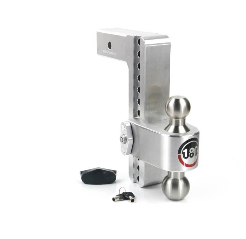 Weigh Safe — Weigh Safe 180 Hitch 10in Drop Hitch & 2.5in Shank (10K/18.5K GTWR) - Aluminum