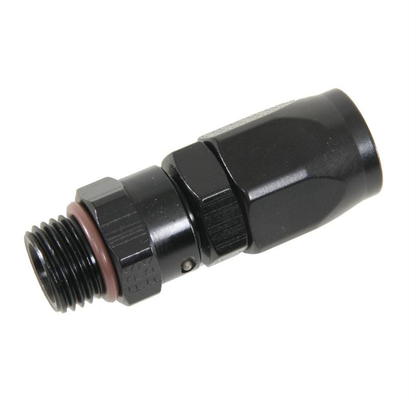 Fragola — Fragola -6 Straight x 9/16 18 (6) Hose End Black