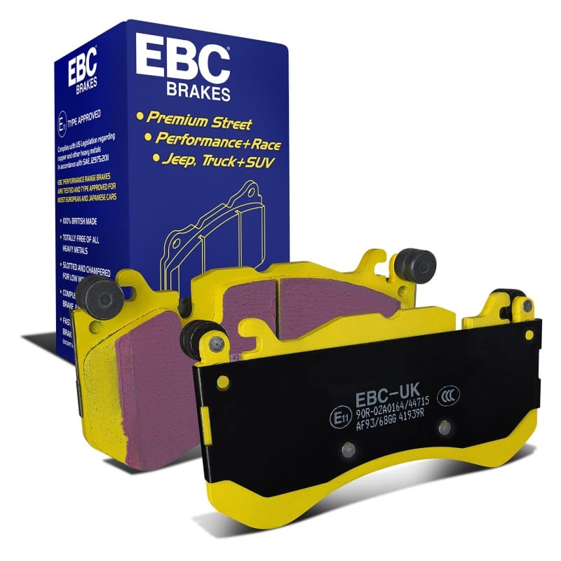 EBC — EBC 12+ Maserati Quattroporte 3.8 Twin Turbo Yellowstuff Front Brake Pads
Disc Brake Pad