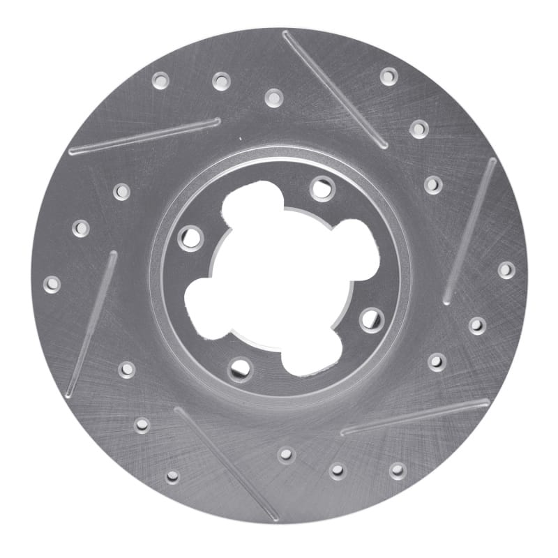 R1 Concepts — R1 89-94 Subaru Justy Front Right Drilled & Slotted Silver Brake Rotor
R1 Brake Rotor Drill
