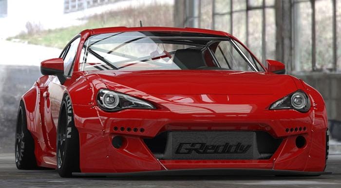 GReddy — GReddy 13+ Scion FR-S Version 2 Greddy X Rocket Bunny 86 Aero Front Bumper Only
