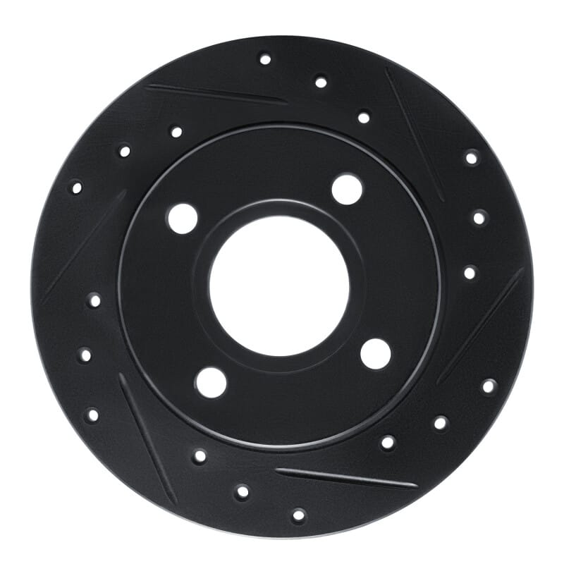 R1 Concepts — R1 96-04 Ford Fiesta (Mexico) Front Right Drilled & Slotted Black Brake Rotor
R1 Brake Rotor Drill