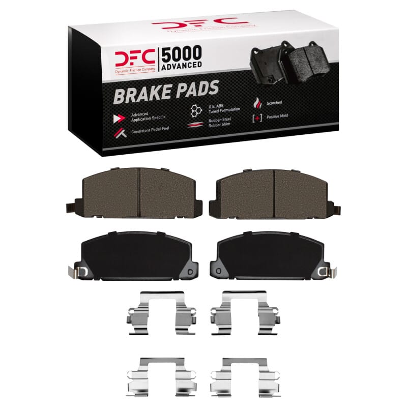 DFC — DFC 86-86 Isuzu Trooper Front 5000 Advanced Semi Metallic Brake Pads and Hardware Kit
DFC Brake Pad Set